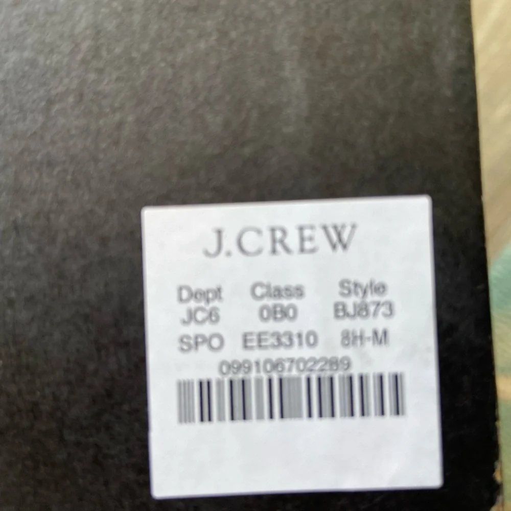 NIB J. Crew Roxie Back Zip Ankle Boot in Snow Pony, BJ873, Size 8.5 - Picture 10 of 10